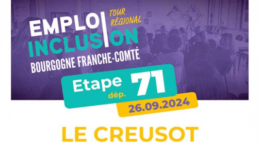 Forum Emploi Inclusion Diversité de Saône-et-Loire au Creusot -Jeudi 26 septembre 2024