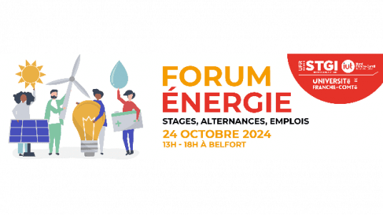 Forum Énergie - 24 Octobre à Belfort | iUT Nord Franche-Comté et UFR STGI