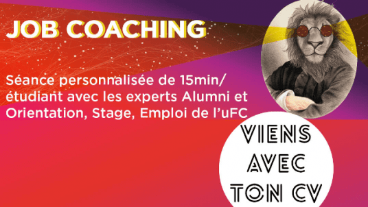 Séances de JOB Coaching personnalisée le 09 AVRIL 2024