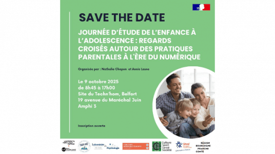 Journée d’étude : de l’enfance à l’adolescence à l’ère du numérique